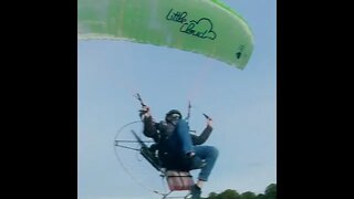 19.5 second paramotor flight