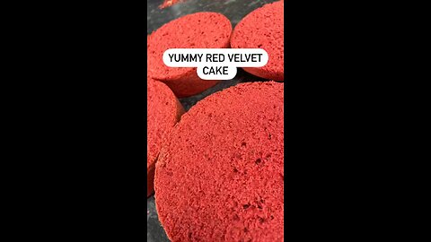 RED VELVET CAKE SPONGE | #shorts