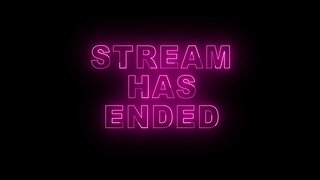 Pink Neon Stream Has Ended Overlay Background Backdrop Motion Graphics 4K 30fps Copyright Free