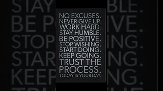 #noexcuses #stayhumble #nevergiveup #trusttheprocess