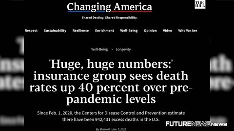 Breaking: Life Insurance CEO Says Deaths Up 40% Among Those Aged 18-64