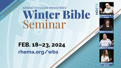 24.02.23 | Fri. 10:30am | Rev. Lynette Hagin | Winter Bible Seminar & Homecoming
