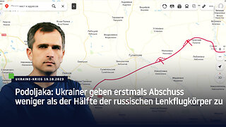 Podoljaka: Ukrainer geben erstmals Abschuss weniger als der Hälfte der russischen Lenkflugkörper zu