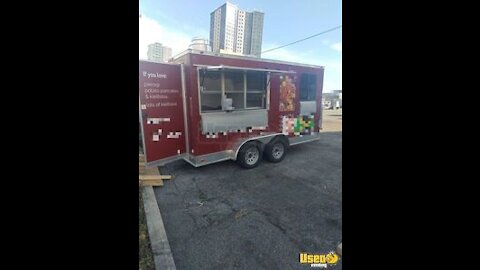 2018 Freedom 7' x 14' Street Food Concession Trailer for Sale in New York!