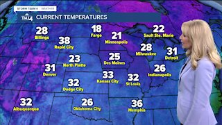 Chilly Saturday with partly cloudy skies and highs in the upper 30s