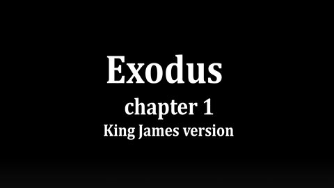 Exodus 1 King James version