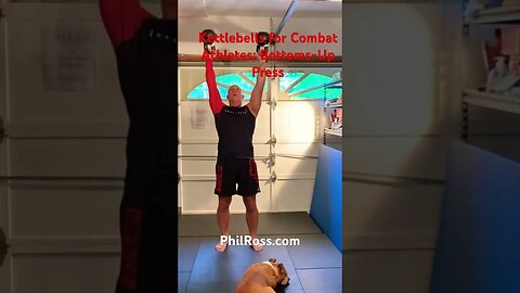 Kettlebells for Combat Athletes: Bottoms-Up Press #masterphil #kettlebell #philross #workout