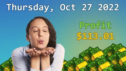 LIVE DAY TRADING: October 27th 2022