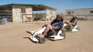 Go-Kart racing in the Arizona Desert