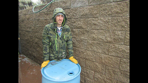 A 55 Gal. Rain Barrel Destroys 1000 Water Co. Lies