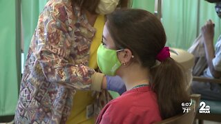Pfizer vaccine now available to children 12-15 in Maryland