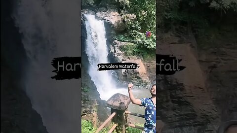 Harvelem Waterfall south Goa #southgoa #youtube #trending #trendingshorts