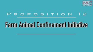 Proposition 12: Farm Animal Confinement Initiative