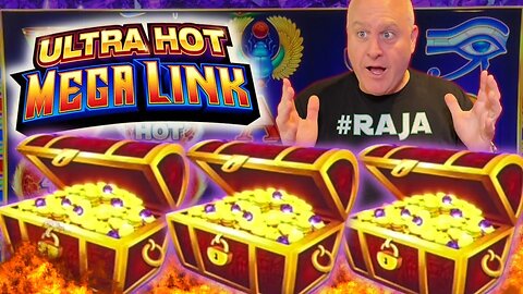 2 MEGA JACKPOTS on Ultra Hot Mega Link in LAS VEGAS! 🤑 High Limit $60 Spins!