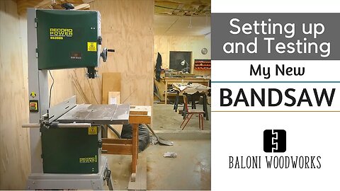 Setting up and Testing my NEW BANDSAW // Record Power BS350S