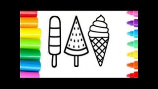 Drawing a ICE CREAM for Picture