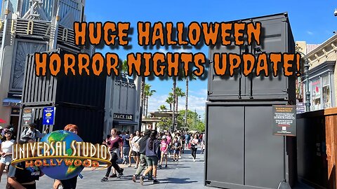 HUGE Halloween Horror Nights UPDATE! | Universal City Sign GONE! | Universal Studios Hollywood!