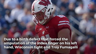 Meet Troy Fumagalli, A 9-Fingered Wisconsin Tight End Destined For The NFL