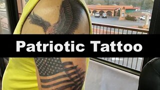 Patriotic Tattoo for a Vet