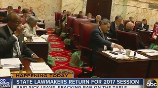 Maryland lawmakers return for 2017 session Wednesday