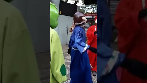 DANÇARINOS SUPER NINJAS DA CARRETA DA ALEGRIA FURACÃO, DANÇANDO FOFÃO, O MÁSKARA, BEN10 E PATATI