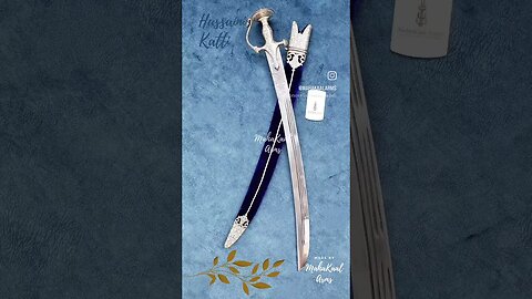 Hussain katti sword #sword #swordmaker #damascussteel #mahakaalarms #craftsmanship #bestswordmaker