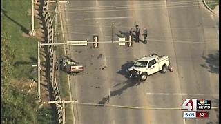 2 dead, 1 hurt after police chase started in KCK