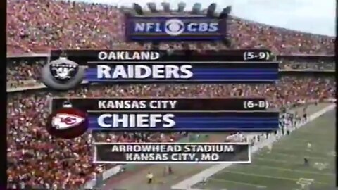 2004-12-25 Oakland Raiders vs Kansas City Chiefs