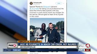 Jaguars running back Fournette not hurt in car accident