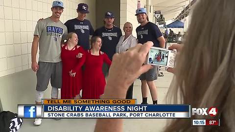 Stone Crabs host first Disability Awareness Night