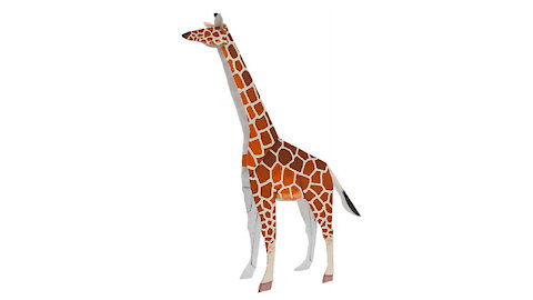 Paper giraffe/Jirafa de papel/Girafa de papel