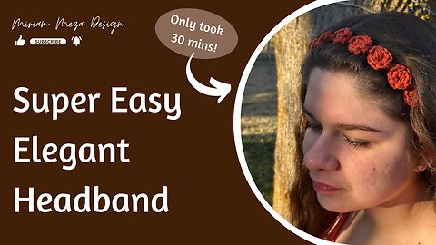 Super Easy Elegant Headband