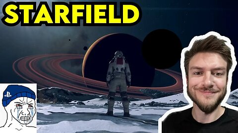 Starfield gameplay exploring space & Live Chat
