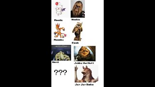 Final Fantasy characters that relates to Star Wars characters, but what does Jar Jar Binks relate to