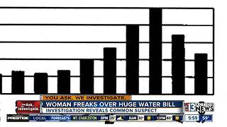 Massive water bill reveals common problem