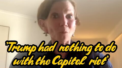 Dr. Jan Halper-Hayes: 'Trump had nothing to do with the Capitol riot'