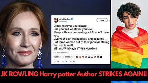 Is 2024 the "WOKEST" Year so FAR? JK Rowling gets the whole LGBTQ infuriated with FACTS!