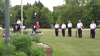 Ceremony at Veterans Memorial Garden in Holt honors fallen soldiers