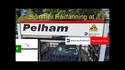 Railfanning at Pelham on the Metro North New Haven Line: Featuring the Danbury Diesel