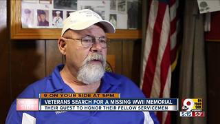 Vets search for missing memorial