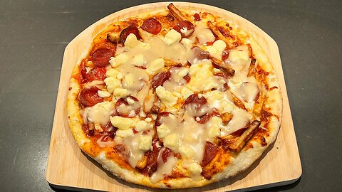 TWO CLASSICS TOGETHER AT LAST! Pepperoni Poutine Pizza