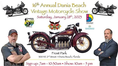 Meet Gabe At 2023 Dania Beach Vintage Bike Show