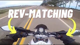 How To REV-MATCH On A Motorcycle