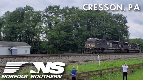 Intermodal and Empty Coal at Cresson, PA