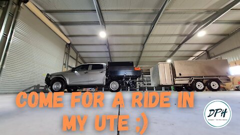 COME FOR A RIDE IN MY UTE FOR THE DAY ;)