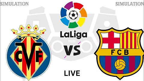 Villarreal vs Barcelona | Vil vs Barca | La Liga 2023 Live Football Match Simulation