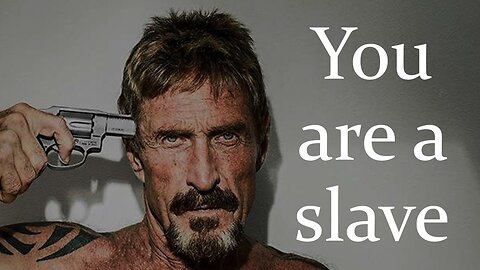 John McAfee - You are a slave