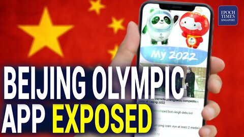 China’s App for Olympians Has Security Flaw, Censors Sensitive Words, Says Canadian Report