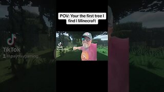 POV: Your a Minecraft tree