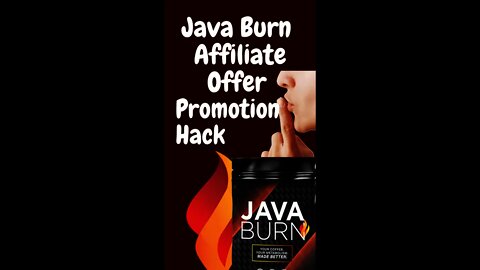 Java Burn Promotion Perfect Plan #shorts #ytShorts